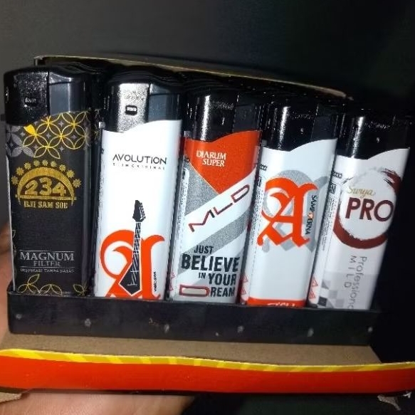 Korek api gas magnet premium isi 50 pcs G 2000