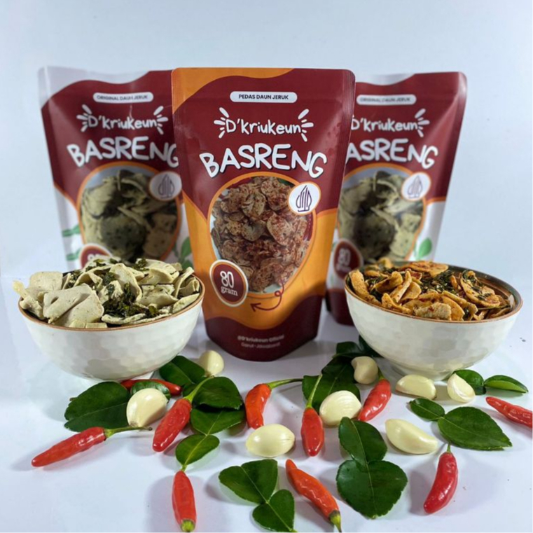 

[PAKET GEMBIRA] 2 pcs Basreng Original + 1 pcs Basreng Pedas daun jeruk
