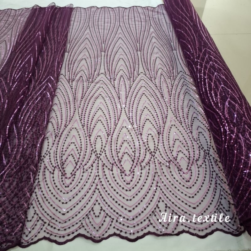 Termurah kainTile payet spankle/tile payet premium Termurah/Bahan Brokat Kebaya/ Bahan Brukat/harga 