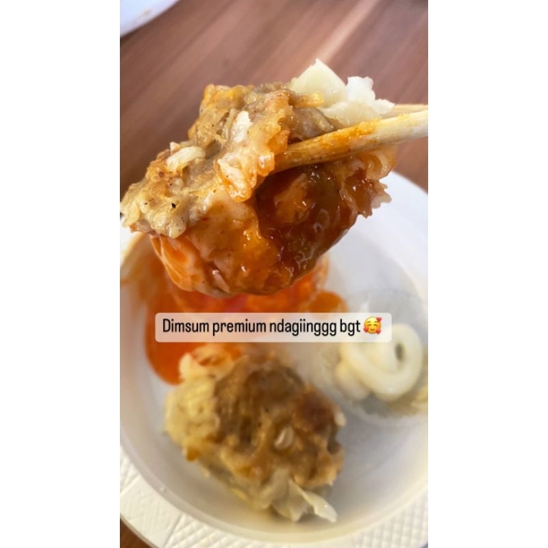 

Dimsum ayam mix toping