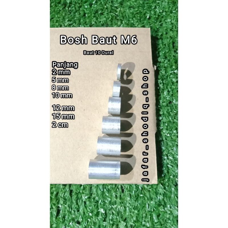 Bosh Ring Alumunium Dural M6 Baut 8 PNP Gear Kaliper Underbond motor universal