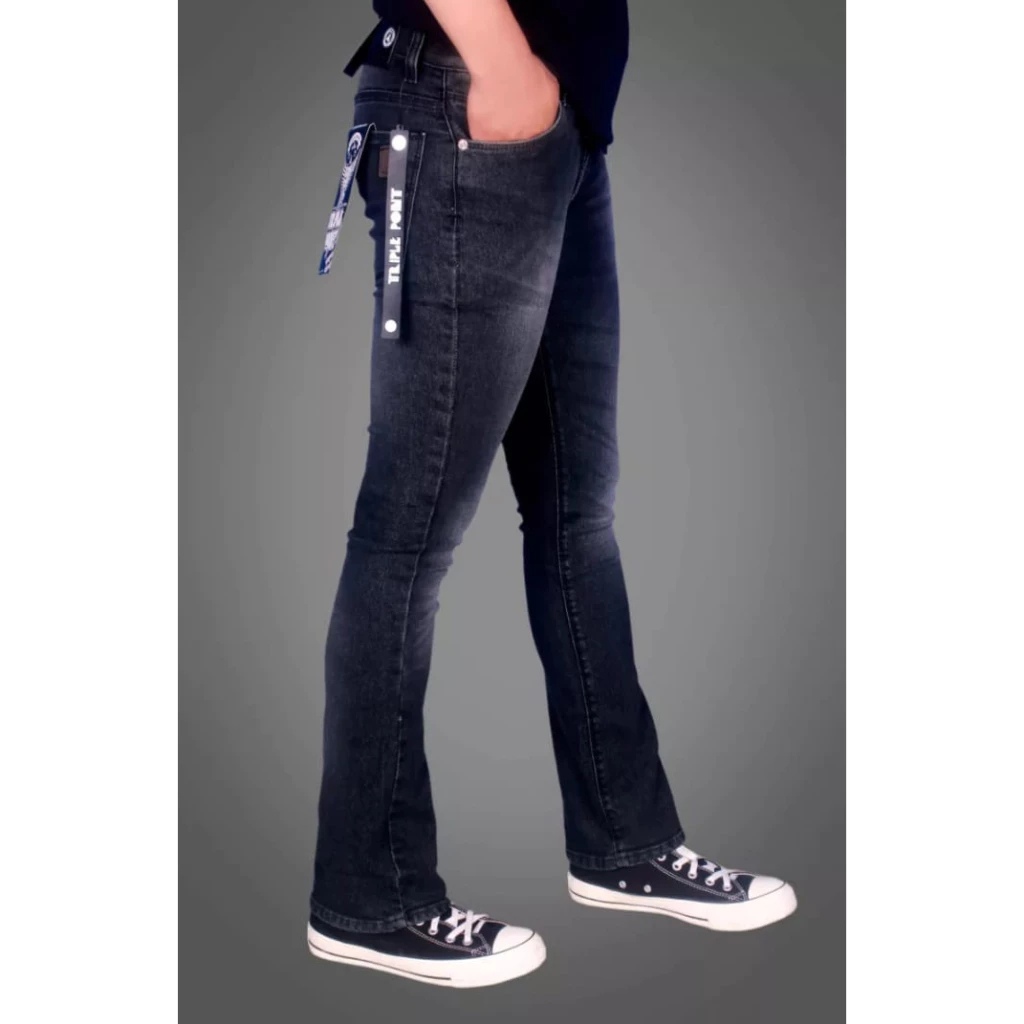 Celana Jeans Cutbray Pria / Celana Jeans Panjang Pria / Celana Semi Cutbray Pria