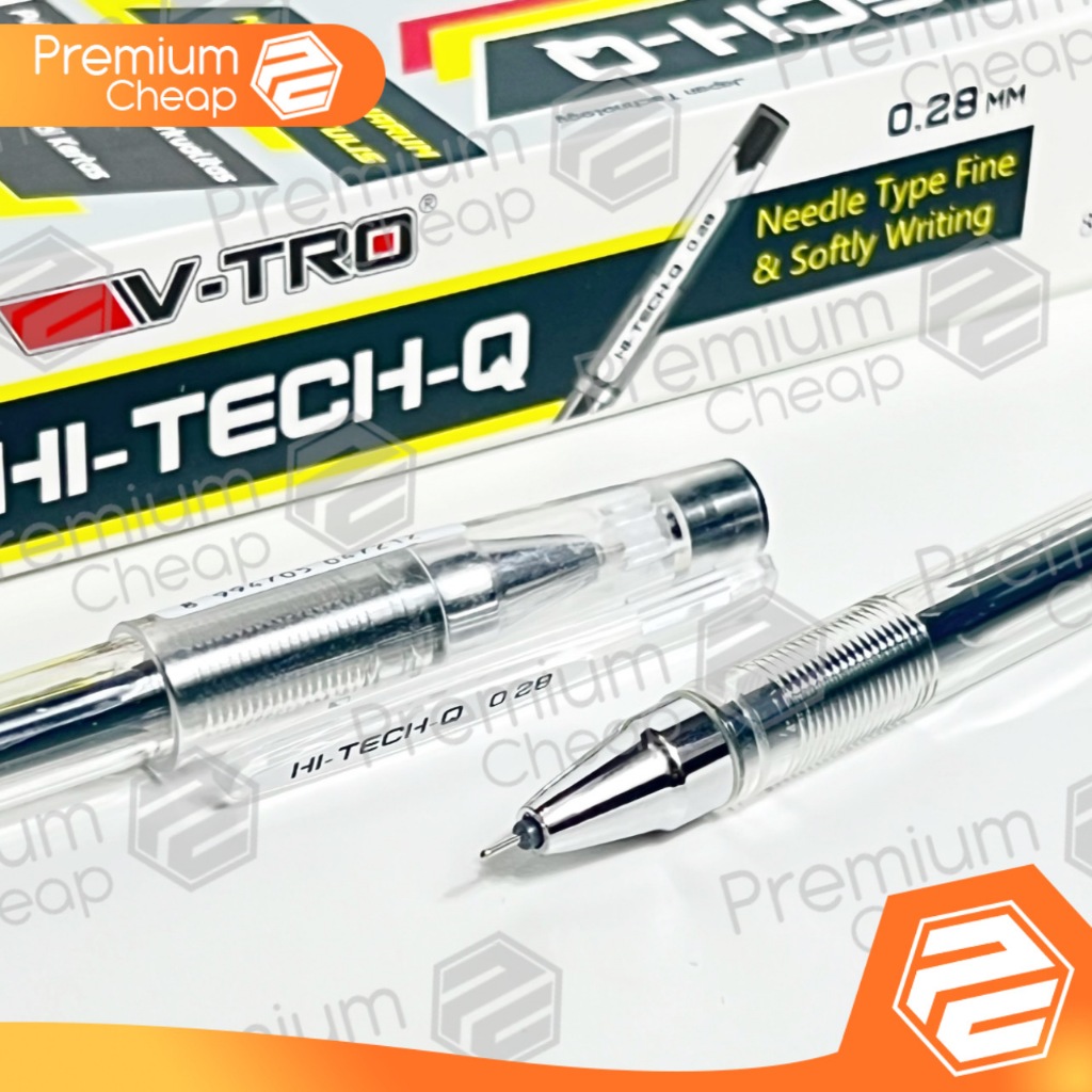 

Ay00! [12 PCS] Pulpen Pen Gel Hi Tech Hitech VTRO Murah 0.28mm