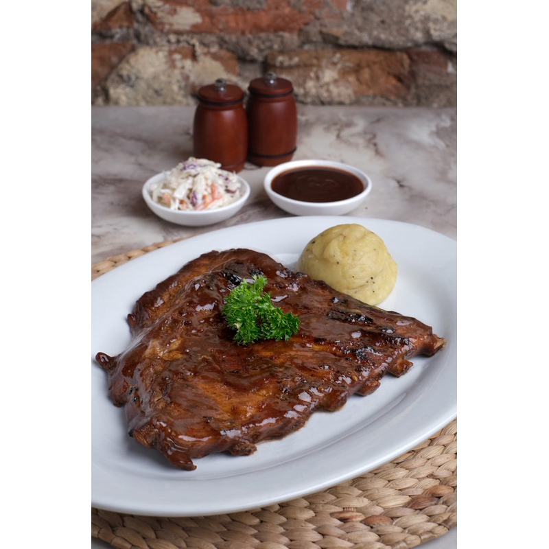 

PORK RIBS LARGE / iga bakar / babi bakar / frozen food / lohribs / makanan medan / babi bbq