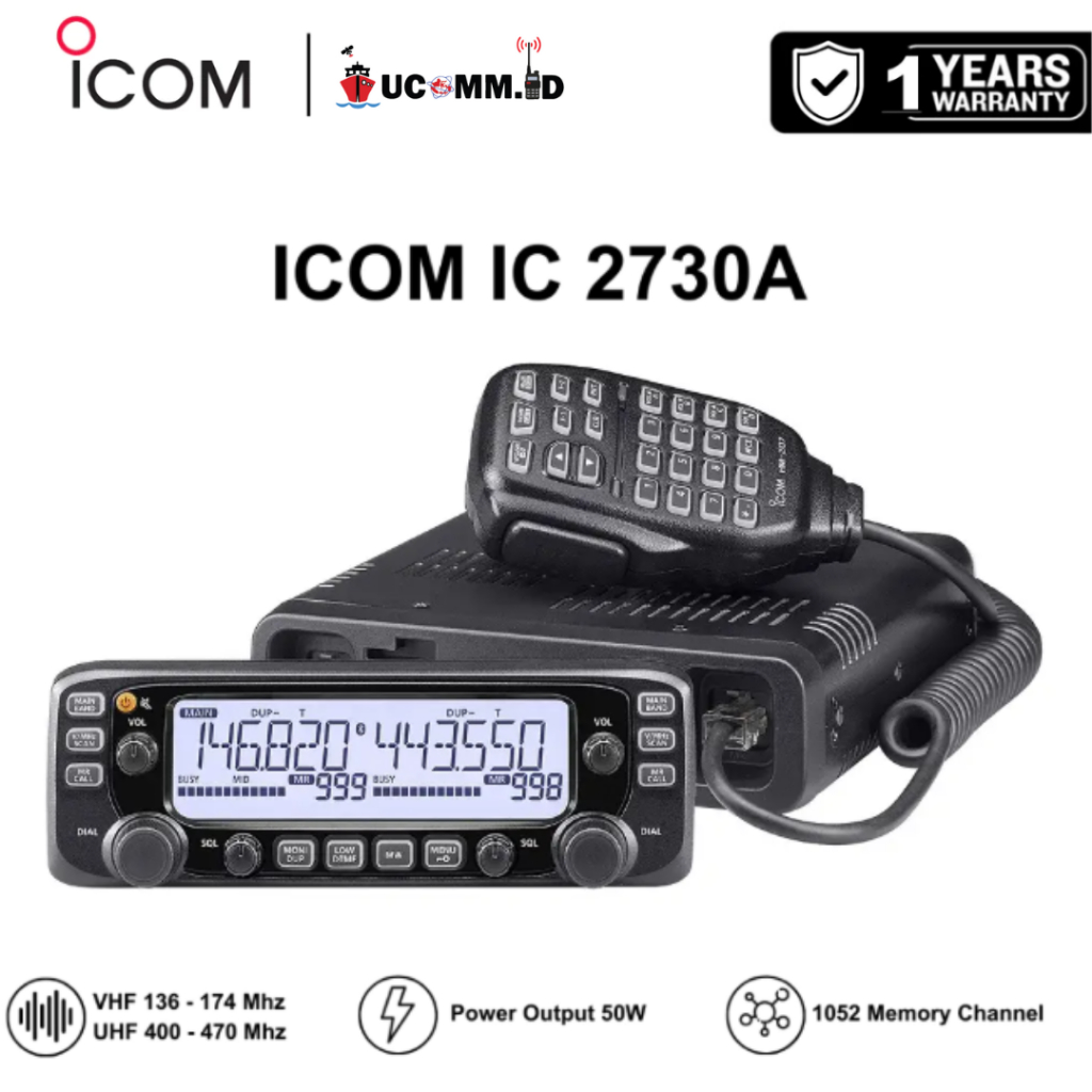 Icom IC-2730A Rig Dual Band IC2730A IC2730 2730 Original Garansi Resmi