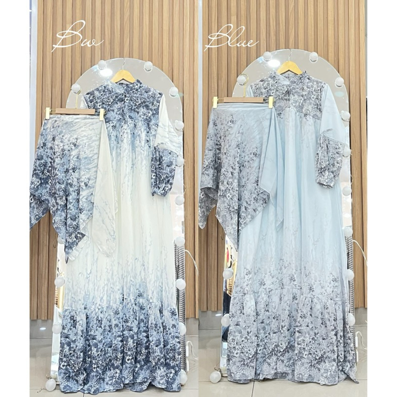 gamis ceruti + hijab