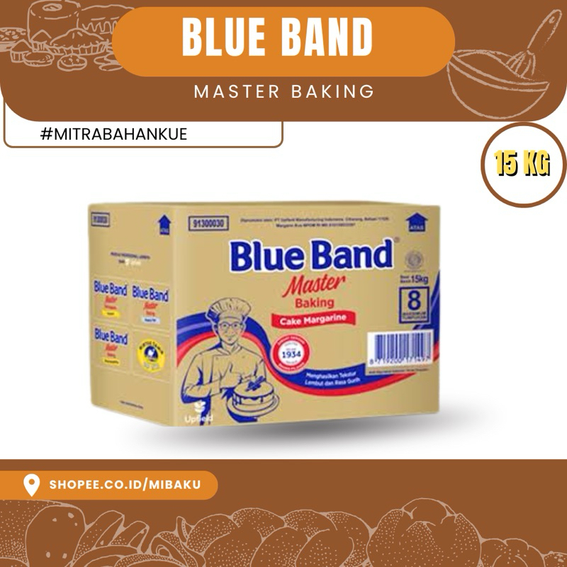 

Blue Band Master Baking Cake Margarine | Mentega 15kg