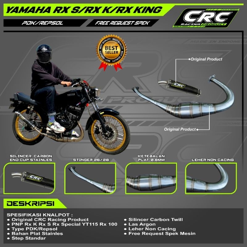KENALPOT CRC PDK REPSOL SILINCER CARBON