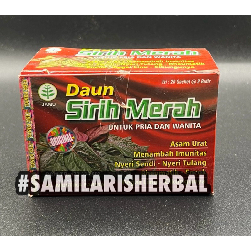 

SIRIH MERAH ORIGINAL 100%