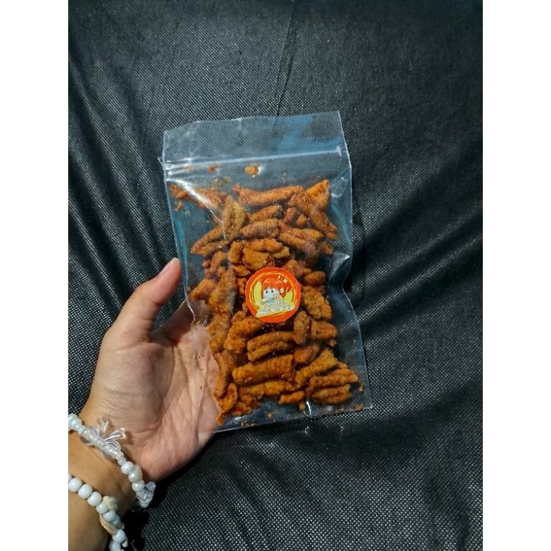 

KERIPIK USUS PEDAS || PEDAS NAMPOLL|| MURAH RP 5.000 = 50 GRAM || RENYAH DAN ENAK‼️‼️
