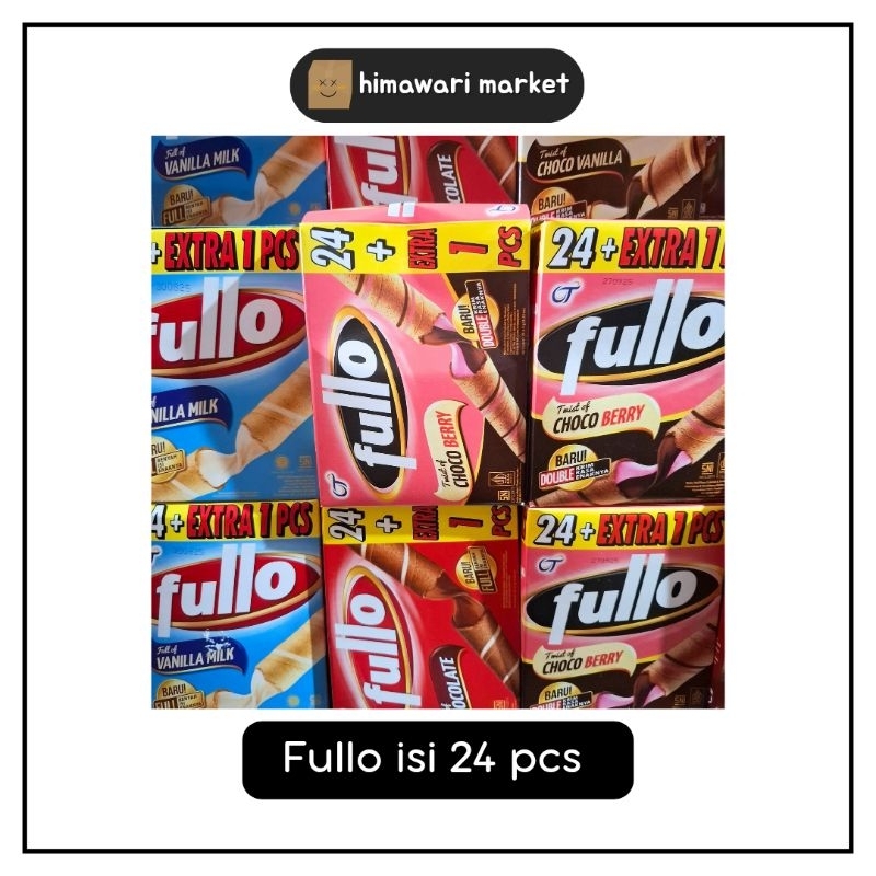 

Fullo Ori Vanilla Milk | Choco Berry | Chocolate isi 24