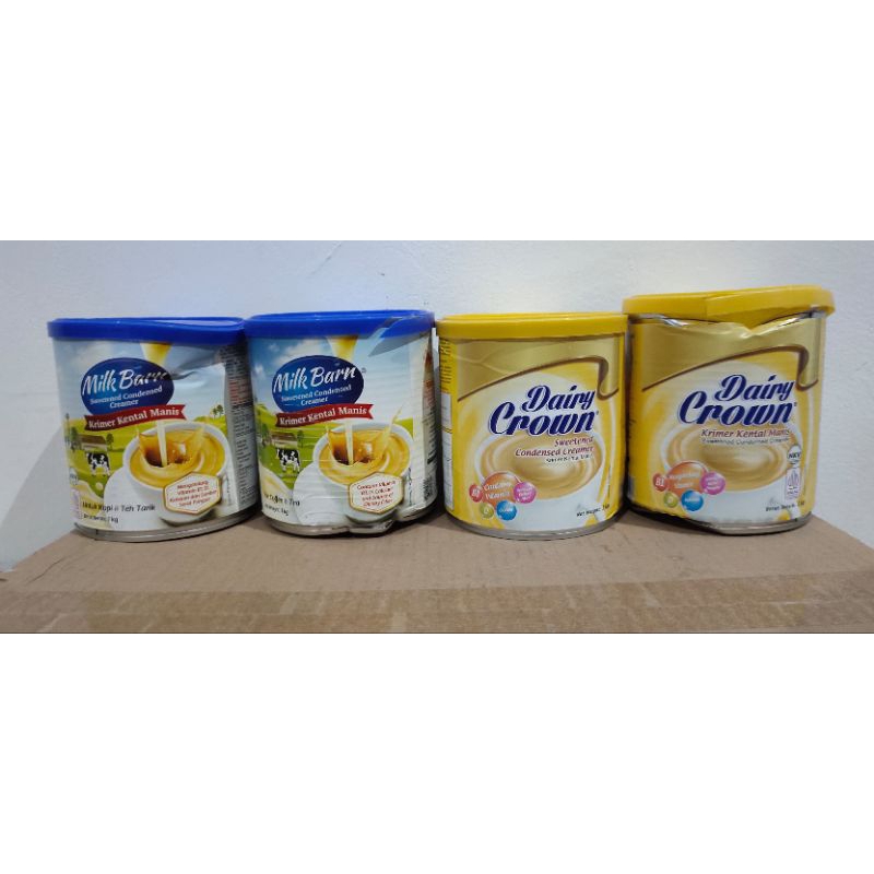 

Susu Kental Manis 1kg, barang pesok&berkarat, isinya masih bagus , exp masih lama
