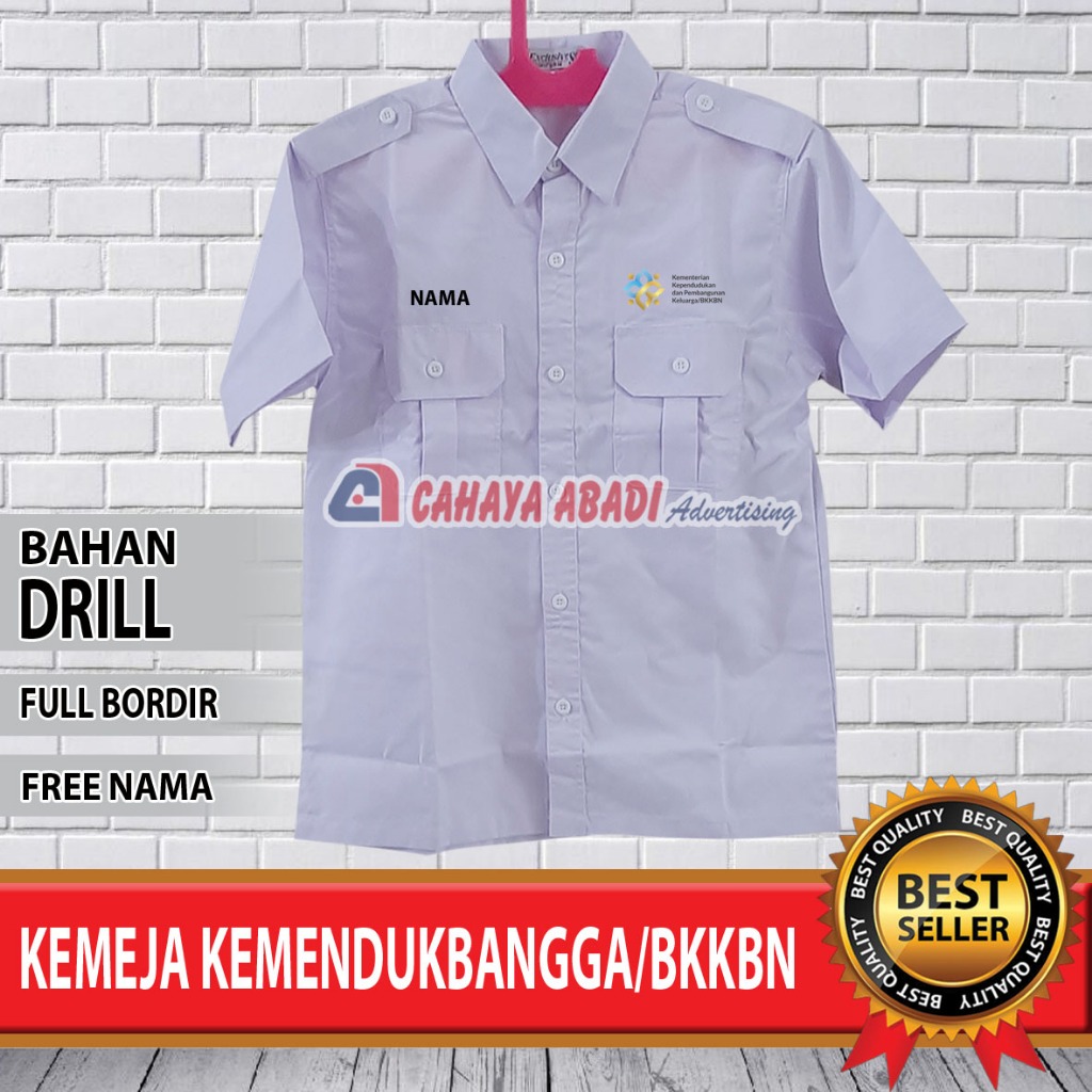 Kemeja Kemendukbangga BKKBN Baju Kemendukbangga BKKBN Seragam Kemendukbangga BKKBN