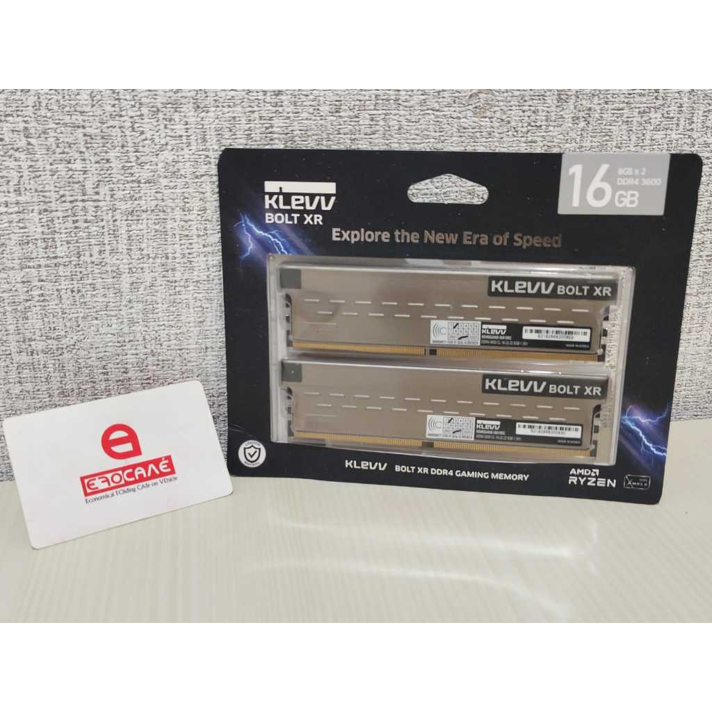 RAM DDR4 Klevv Bolt XR 16GB kit 3600 MHz PC4-28800 8GB x2 --Terima Tukar Tambah (Upgrade/Downgrade)-