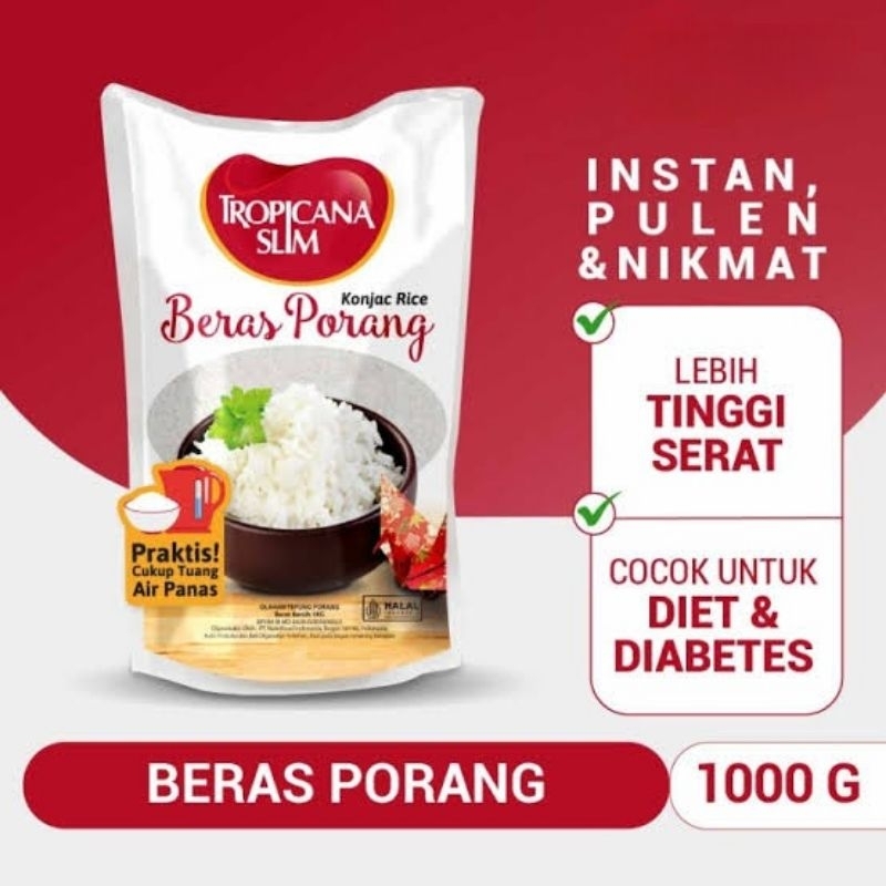 

BERAS PORANG TROPICANASLIM 1000g