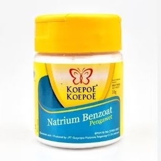 

Kupu Kupu Natrium Benzoat 33 Gr Pengawet Bensoat