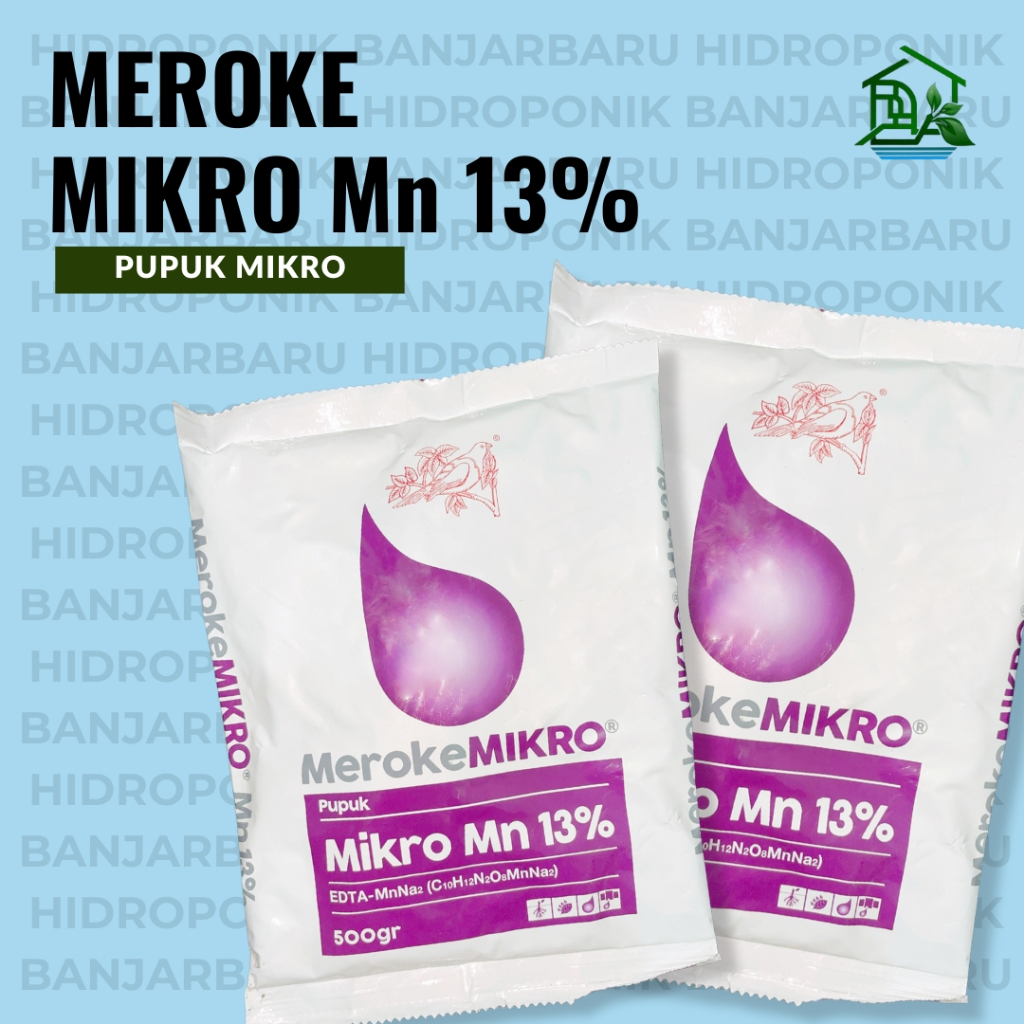 PUPUK MIKRO MEROKE MN 13% EDTA MN 500 GR