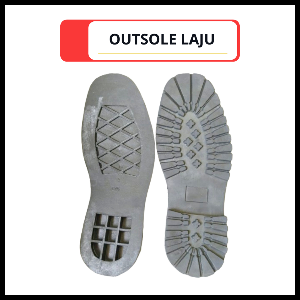 Outsole Karet Sepatu Vibram - 045 Hitam