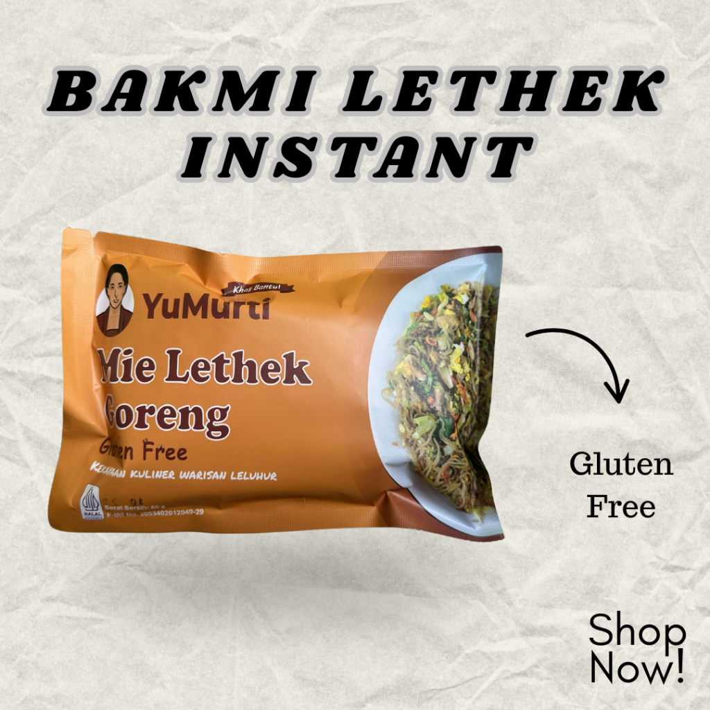 

Mie lethek instant yu murti mie gluten free mie diet bakmi jawa khas Jogja organik