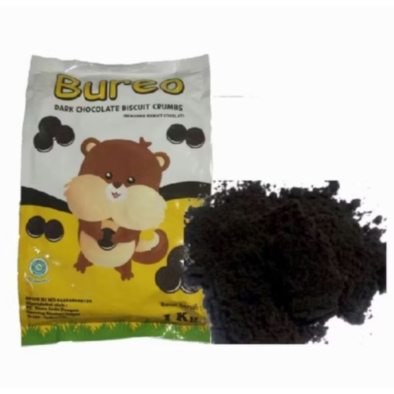 

BUREO COOKIE CRUMB OREO REPACK 250GR/500GR /REMAHAN BISKUIT UNTUK TOPPING