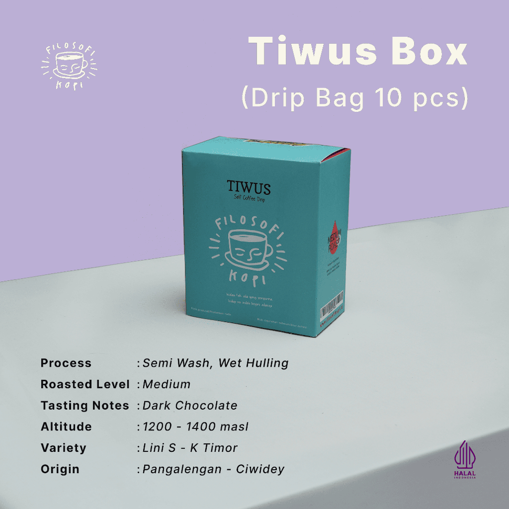

Filosofi Kopi Beans - Box Tiwus - 10 pcs