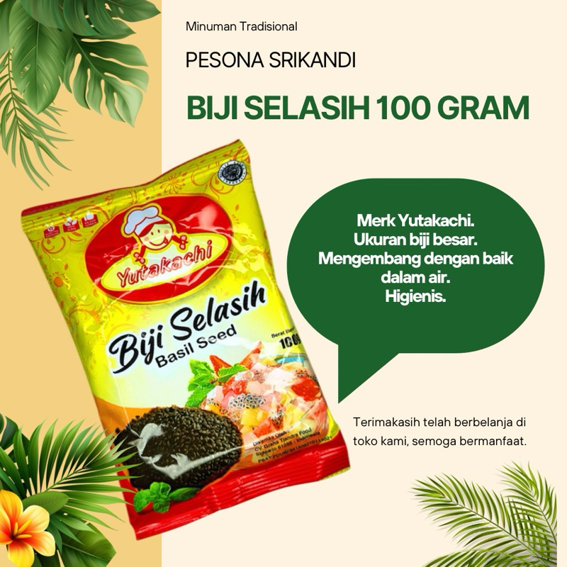 

Yutakachi Biji Selasih 100 gram