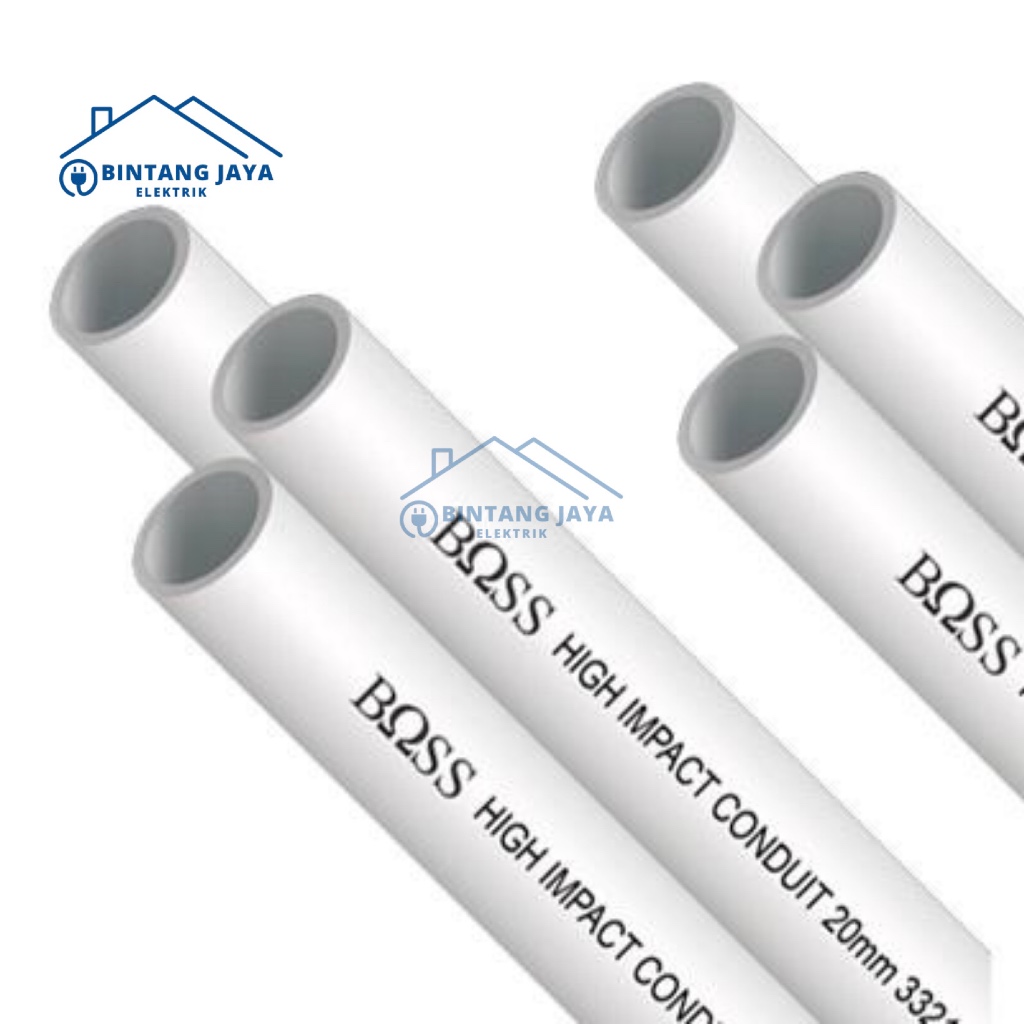 Pipa Listrik BOSS Pipa Conduit 20mm Clipsal Putih