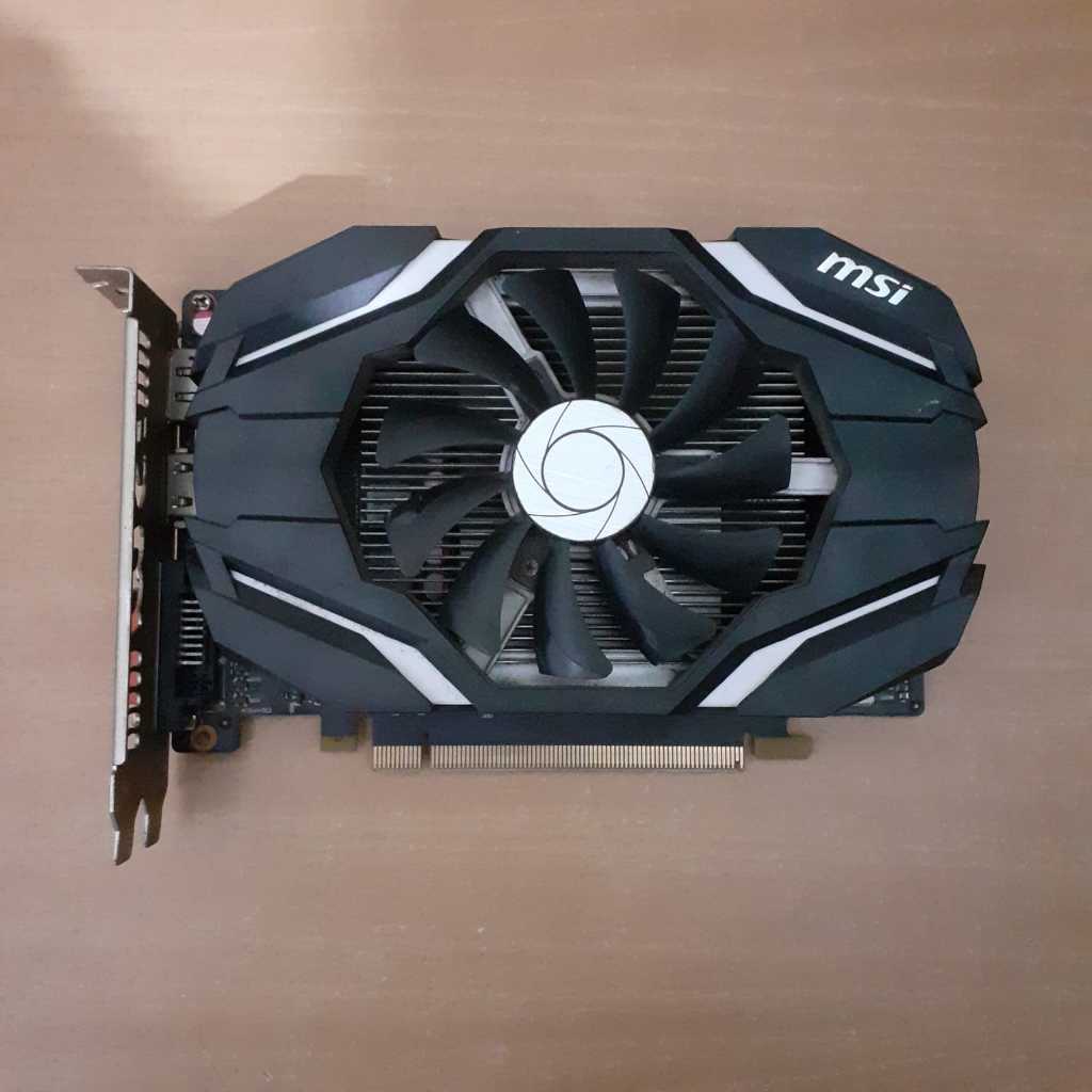 VGA MSI Geforce GTX 1050 TI 4G OCV1 (SEKEN/BEKAS) - no box