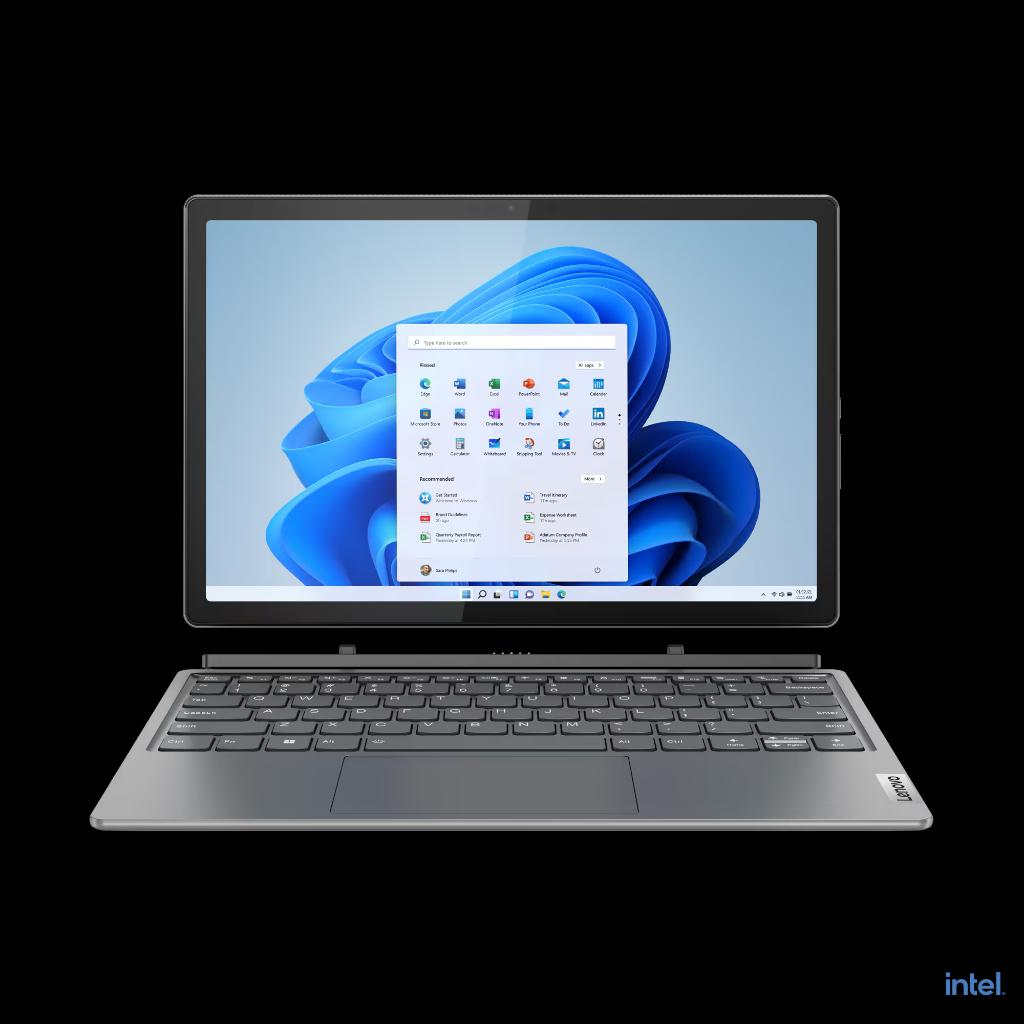 IdeaPad Duet 5 12IRU8 83B3004NID /Core i7-1355U/16GB/512GB SSD/12.4″ 2.5K Touch/W11+OHS/Storm Grey