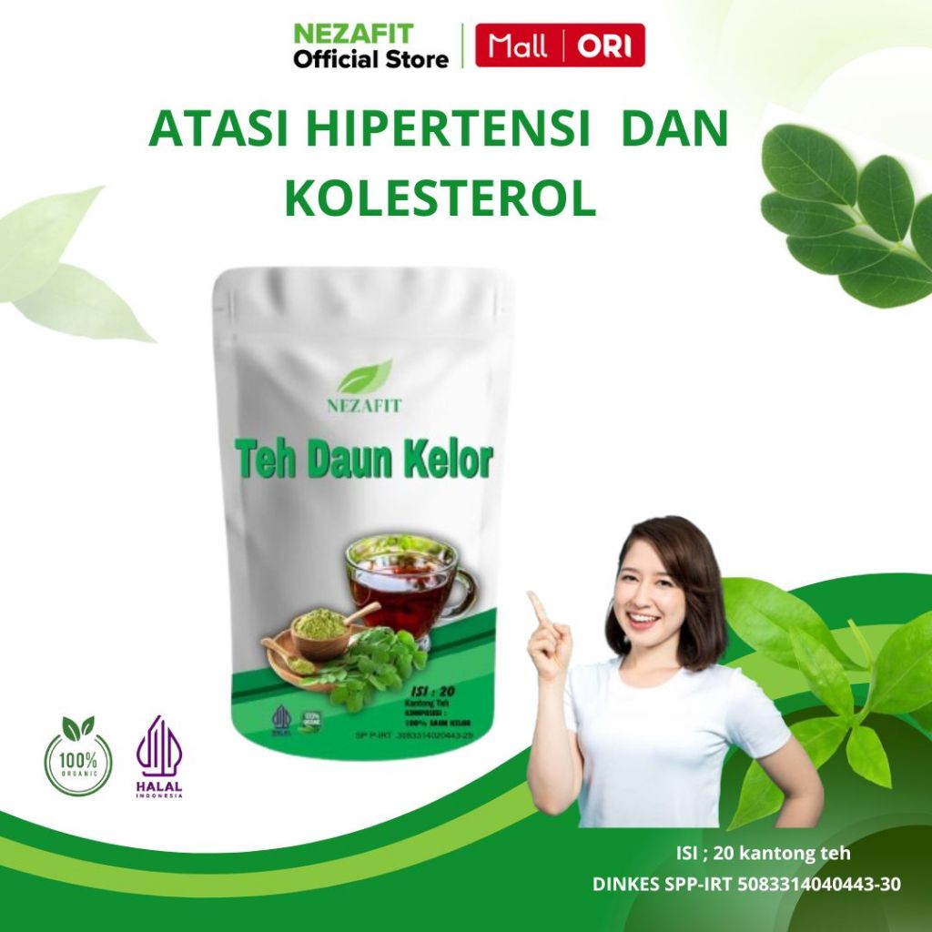 

NEZAFIT Teh Celup Daun Kelor 100% Asli Original Premium