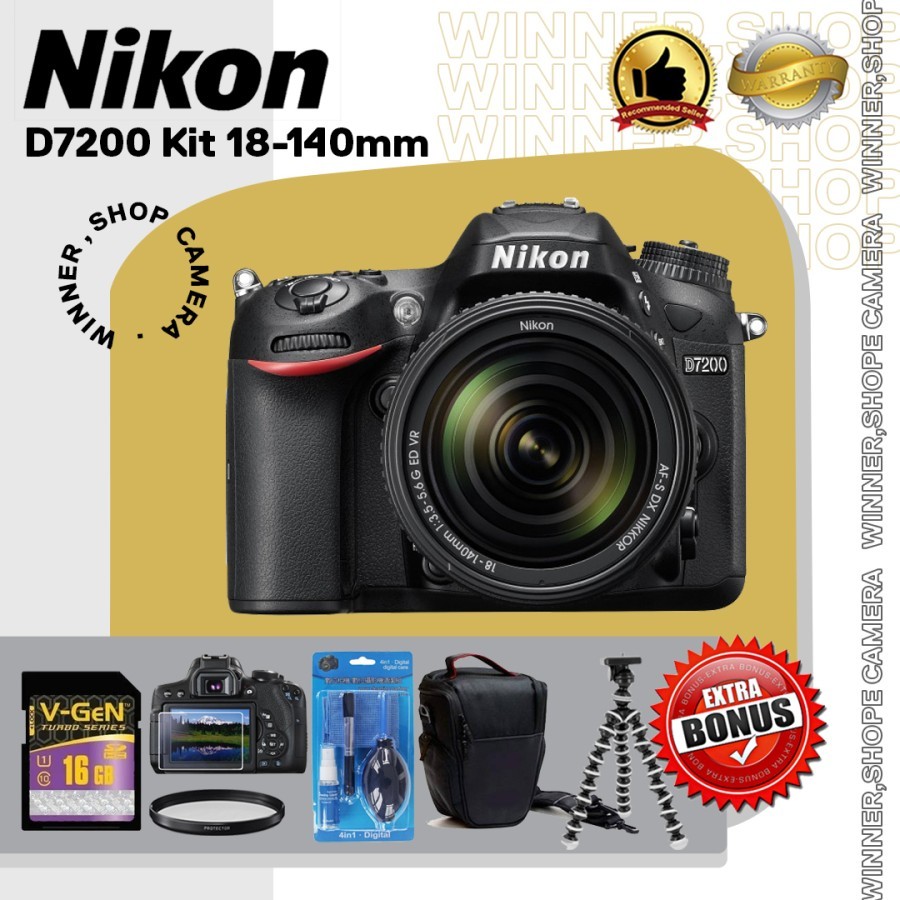 Kamera Nikon D7200 Kit 18-140mm VR Camera Nikon D 7200