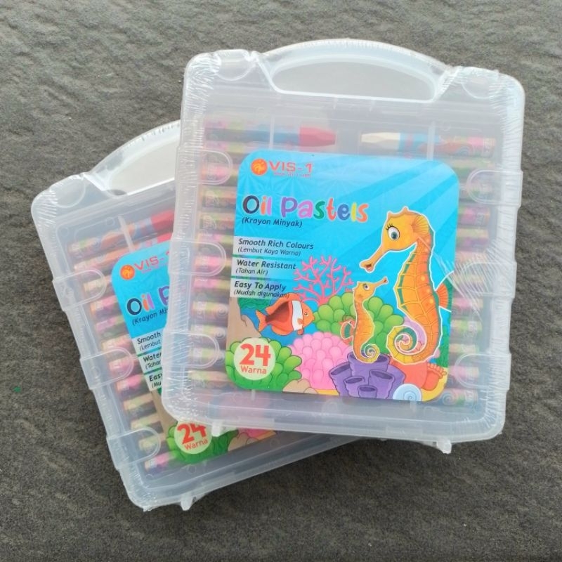 

Crayon Oil Pastel VIS-1 24 Warna ( Set ) [ Original ]