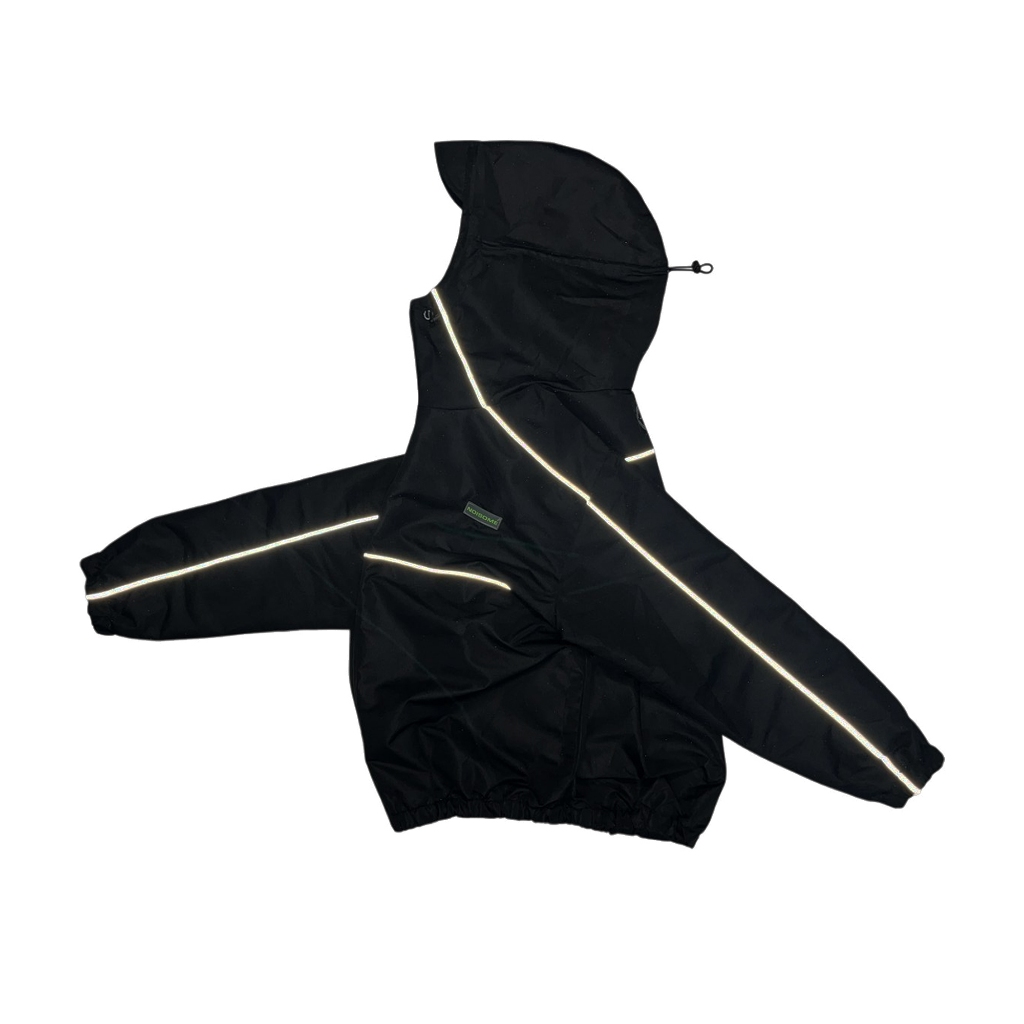 Noisome Anorak  Reflective Jacket - Sigma - Hitam -  Jaket Reflektif Taslan - Jaket Outdoor -