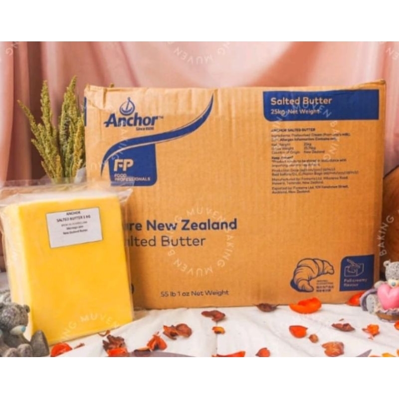 

ANCHOR BUTTER SALTED 1KG DAN 500GR