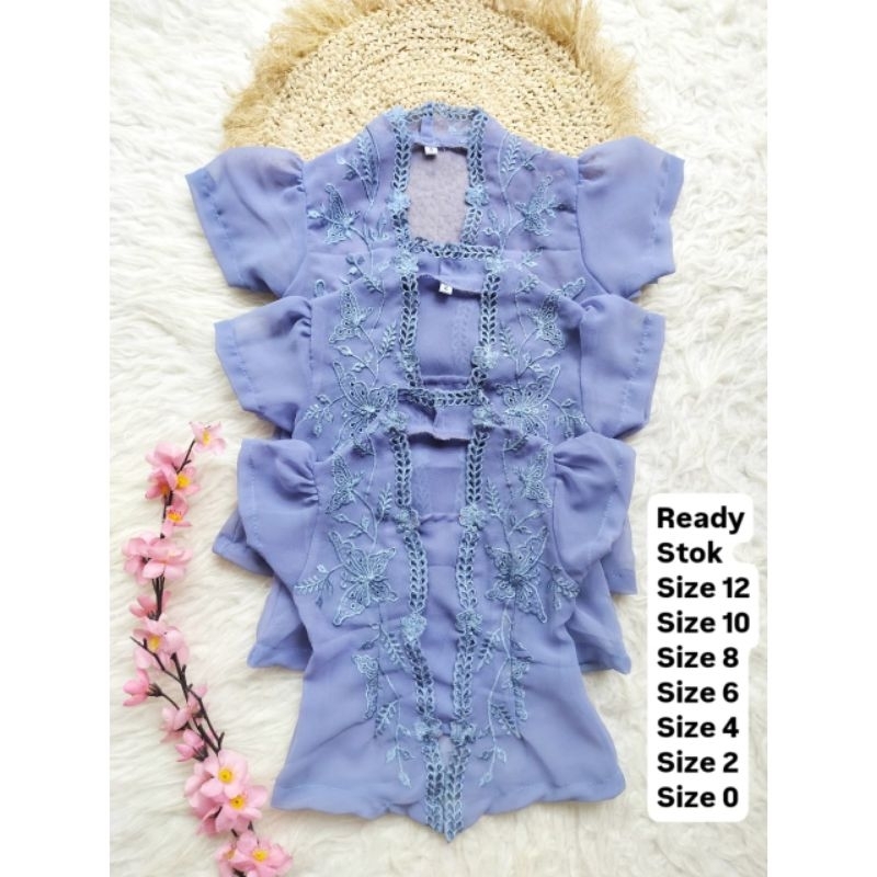 KEBAYA ANAK ABU-ABU