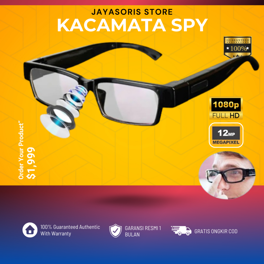 Kamera Pengintai Mini Tanpa Kabel SPY Camera CCTV Mini Kecil Tersembunyi Hidden Camera Portable HD M