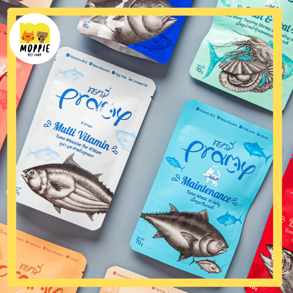 Pramy Cat Wet Food Pouch 70 Gram / Makanan Basah Kucing