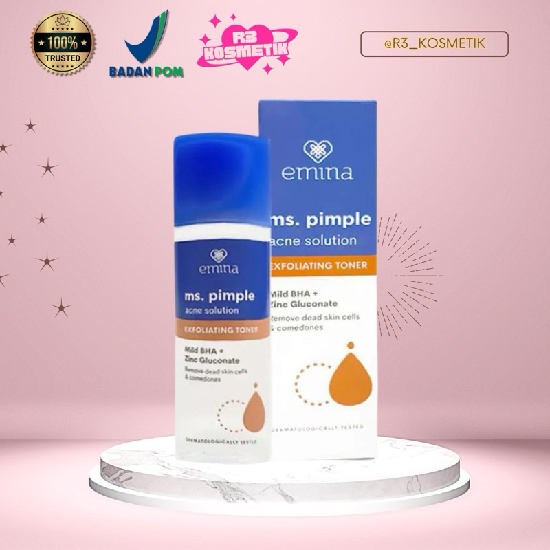 Emina Ms PIMPLE Exfoliating Toner | Toner EMINA