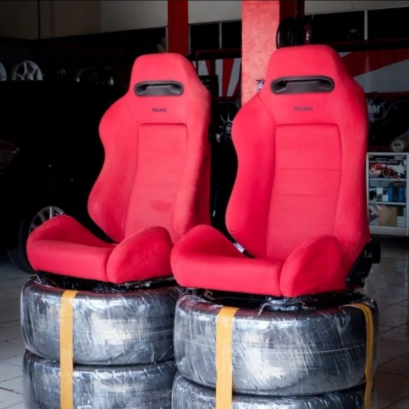 jok racing recaro SR3 merah suede original germany ex civic ek9 type R