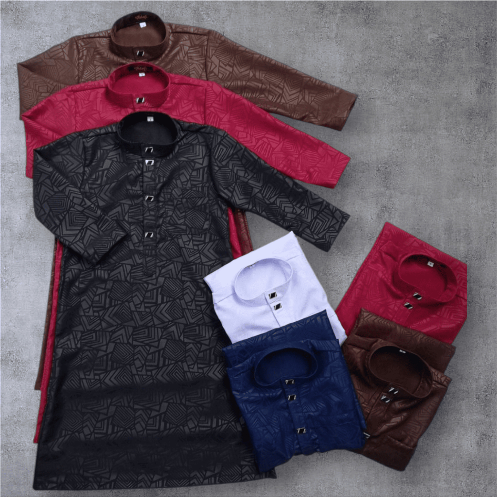 Gamis Anak Laki laki Embos Jubah Anak Laki laki motif embos kancing snap import