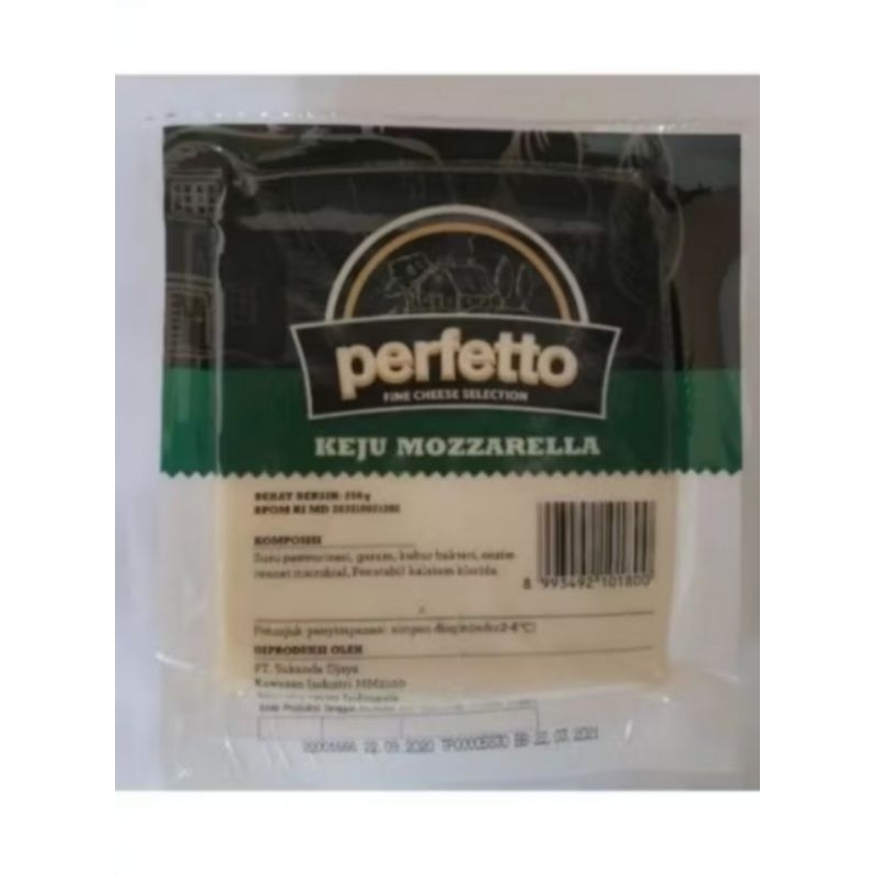 

PERFETTO CHEESE MELTED MOZARELLA KEJU 250gr