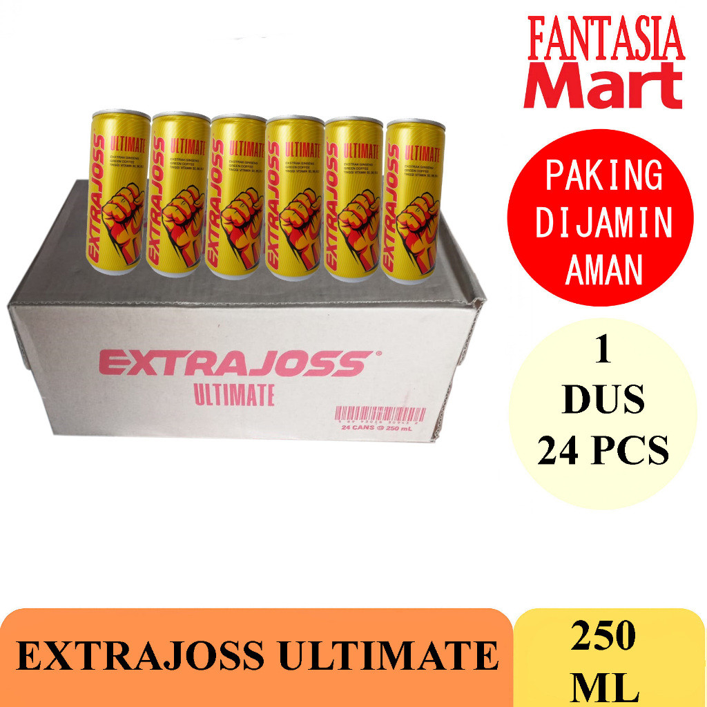 

EXTRAJOSS ULTIMATE KALENG 250ML DUS 24 PCS FANTASIA DENGAN PAKING AMAN