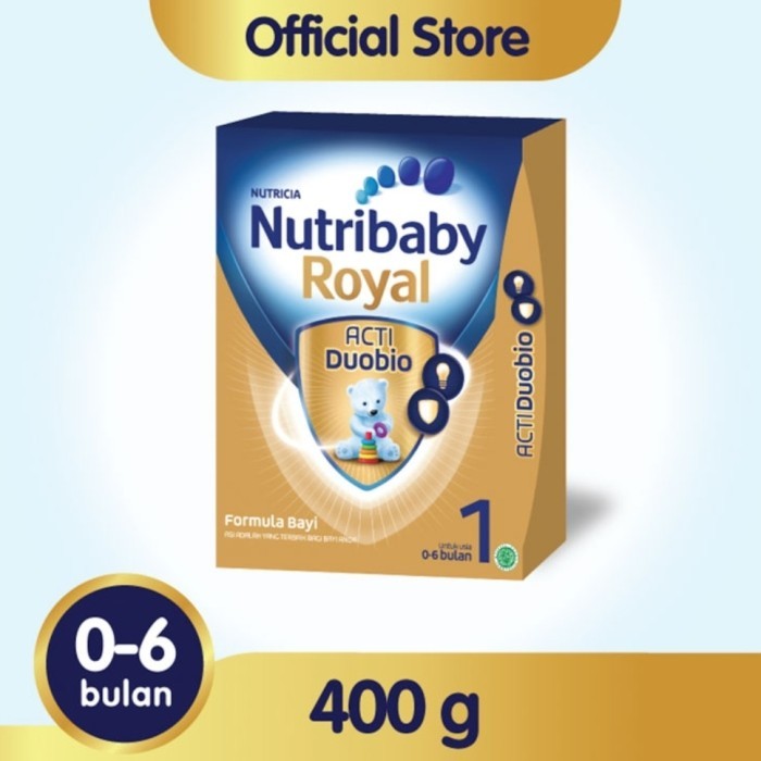 

NUTRIBABY ROYAL 1 ACTIDUOBIO 400 gr | Untuk usia 0-6 bulan