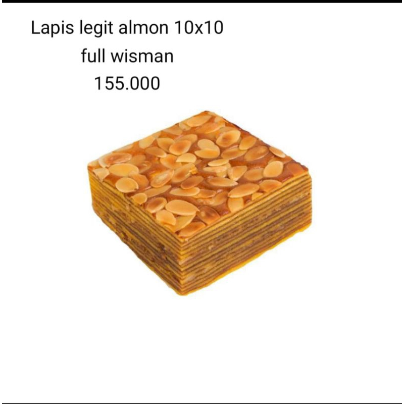 

lapis legit almon