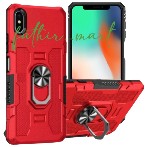 CASE IPHONE X IPHONE XR IPHONE XS MAX HardCase Ring Armor Robot casing Hybrid hit eye stand Holder