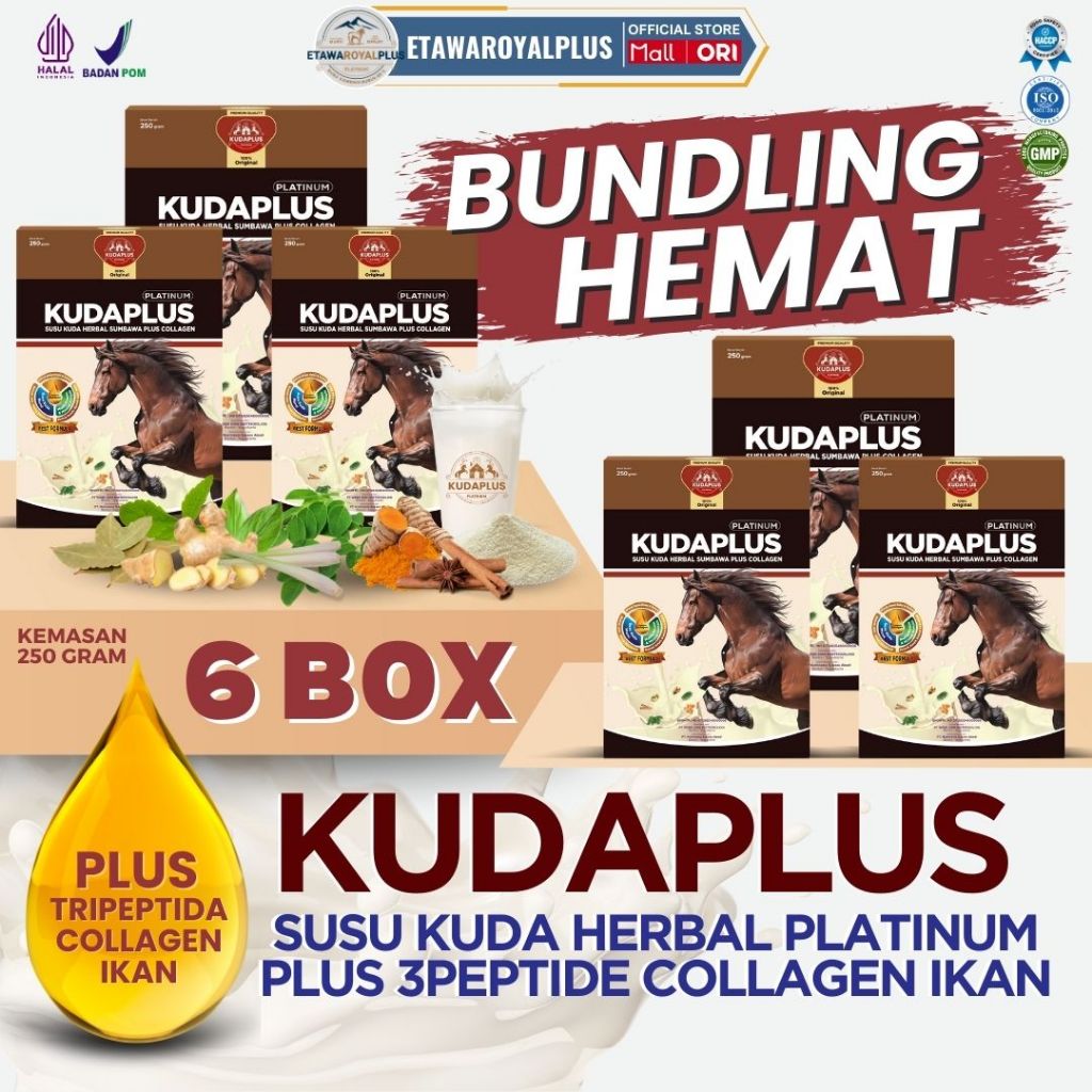 

Susu Kuda 100% Original dari Sumbawa Untuk Keluhan Sesak Nafas Akut dan Nyeri Sendi Berat Kemasan 250gram Paket 6 Box