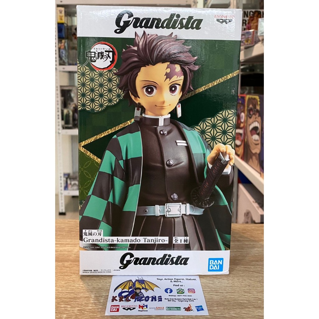 BANDAI BANPRESTO DEMON SLAYER KIMETSU YAIBA GRANDISTA TANJIRO KAMADO