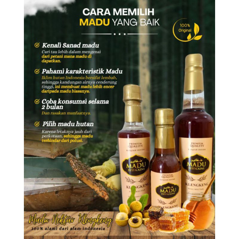 

Madu Nektar Klengkeng Premium