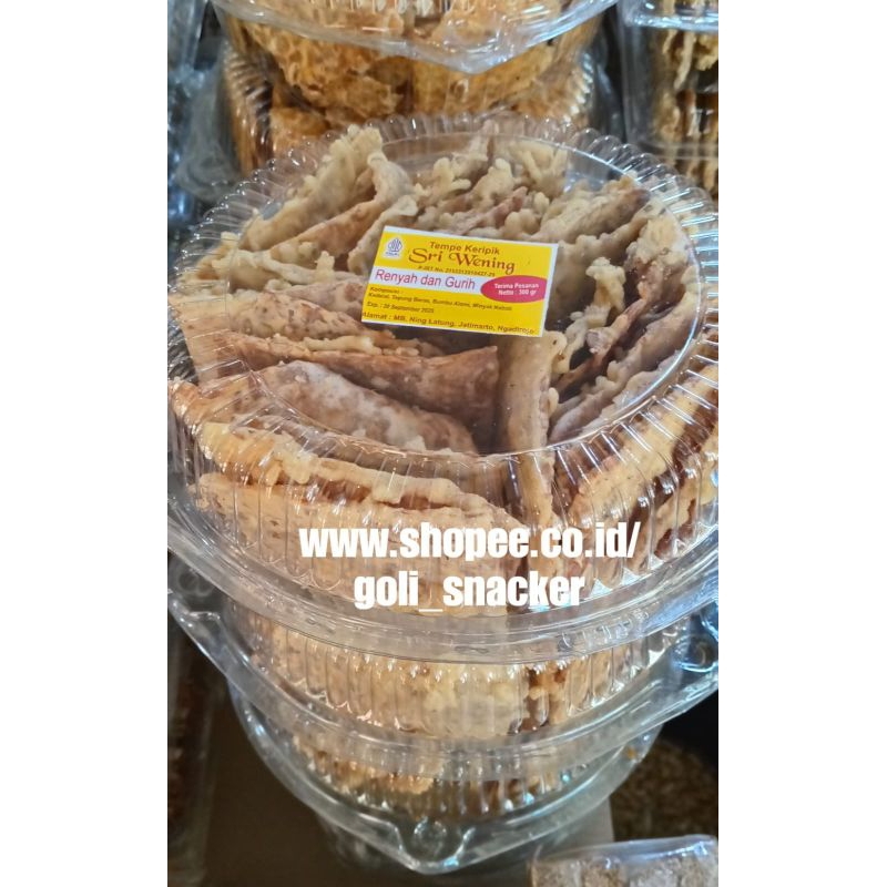 

Sri Wening Keripik Tempe Kedelai Wonogiri Mika Bulat
