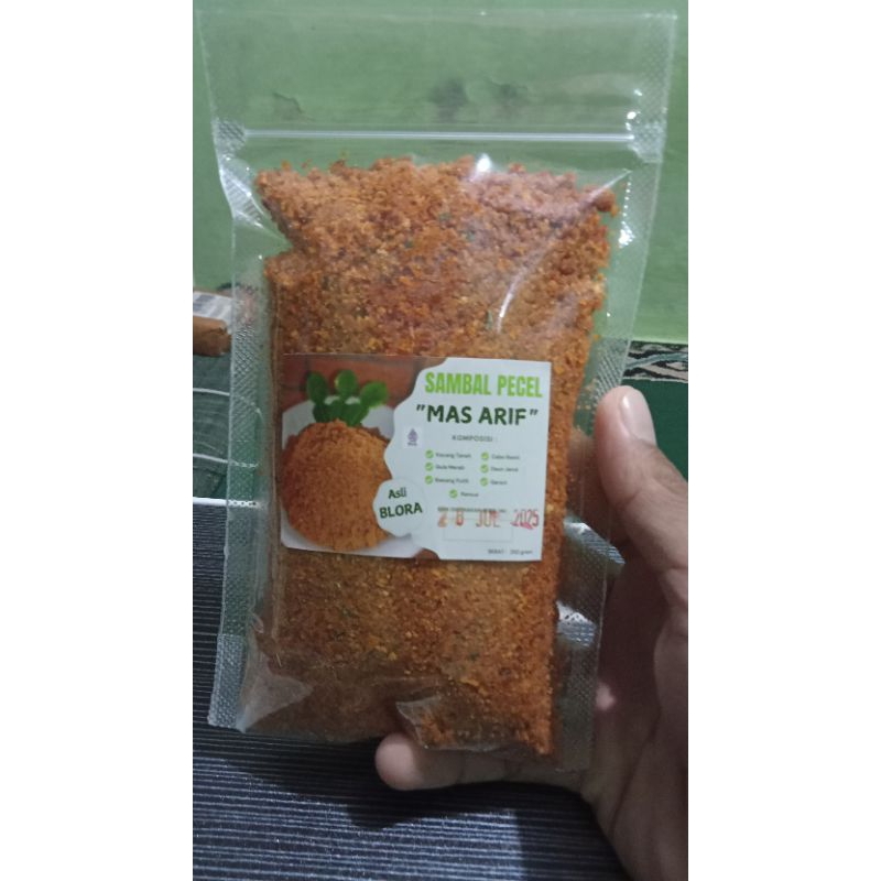 

Sambel Pecel Asli Blora Kemasan Standing Pouch 250 gram